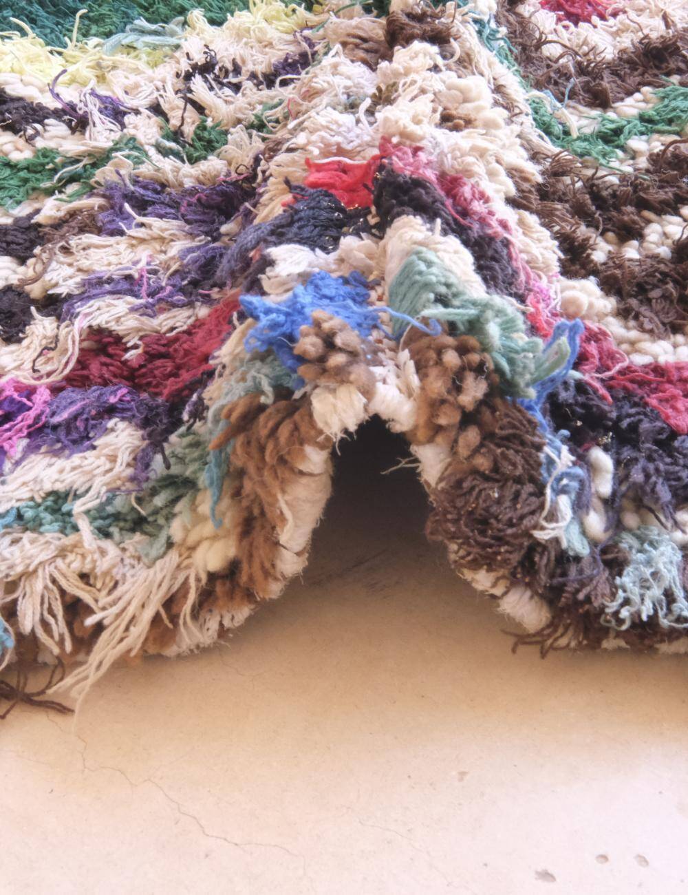 Azilal Vintage Colorful Rug - 168 x 91 cm