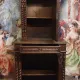 antique solid walnut furniture finely carved, in Renaissance style