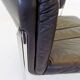 Girsberger Eurochair set of 2 black leather lounge chairs