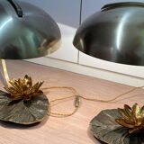 2 lampes Nénuphar Chrystiane Charles années 70