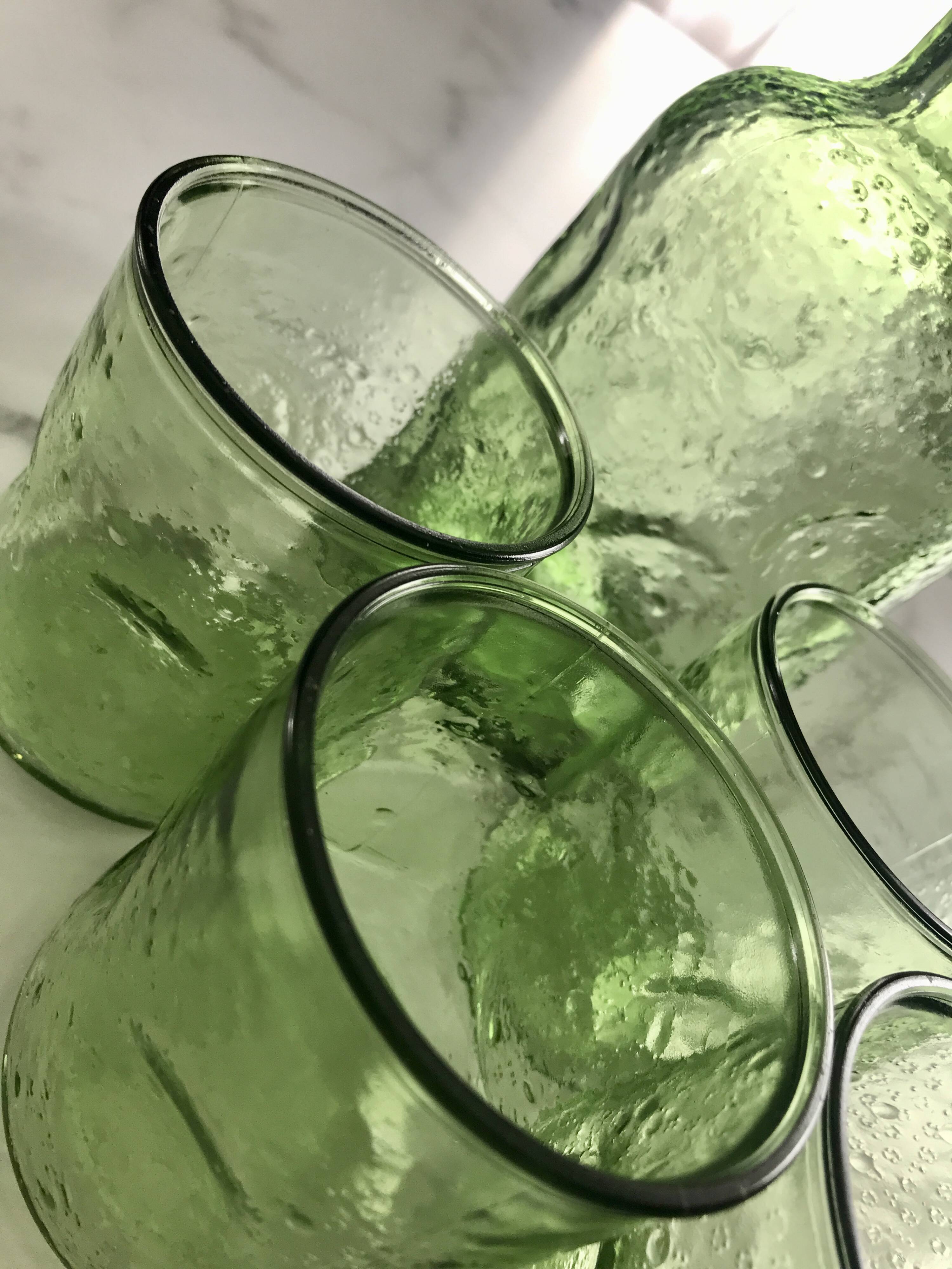 Vintage carafe and glasses