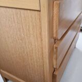 Commode style with rounded edges.