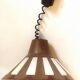 Bakelite pendant light up and down 70s Diameter 40 cm