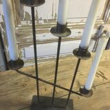 Wrought iron candlestick 5 branches