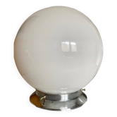 Opaline globe ceiling light