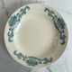 Assiette creuse Longchamp Lutèce en terre de fer