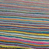 Tapis multicolore rayé fait main  122x56cm