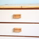 Rattan dresser, natural and white color, 1970s