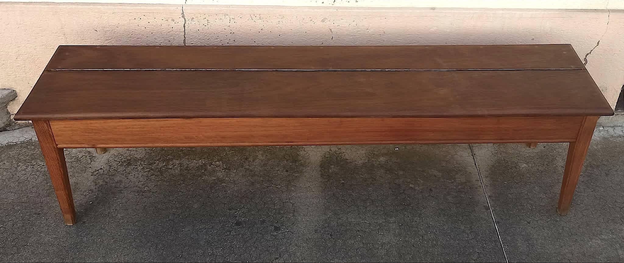 Storage bench from the 1960s, width 165.5 cm.