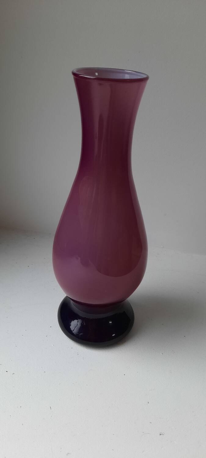 Opaline style vase