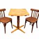 Table Bistrot en Orme vintage