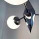 Art Deco Metal and Glass Chandelier