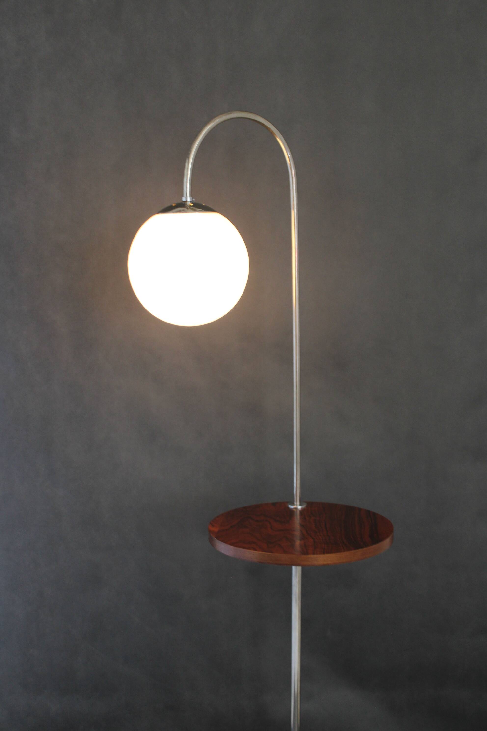 1970s Glass Chandelier , Czechoslovakia