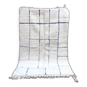 Tapis blanc et blue 250cmx150cm