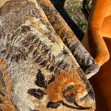 Canapé convertible vintage en velours