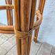 Tabouret haut en rotin – années 1960