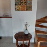 Round art deco pedestal table