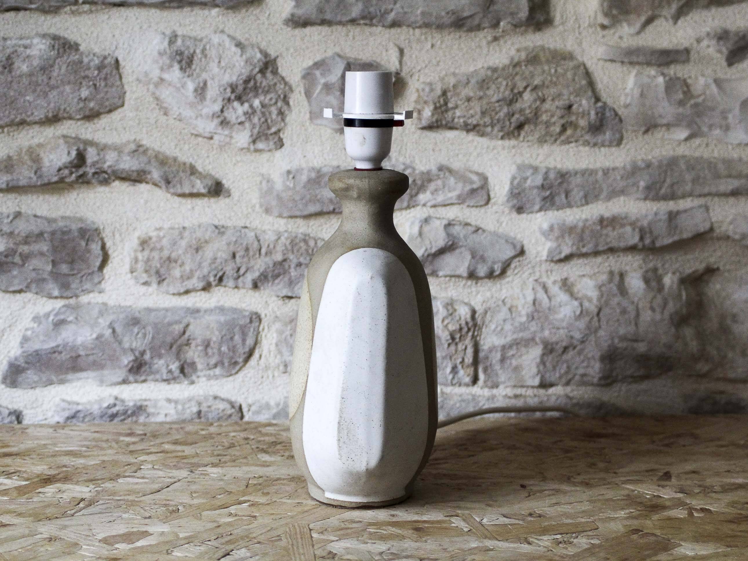 Ceramic lamp base Peter Ellery Tremaen Pottery 70s