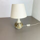 Ceramic studio pottery table light base by soholm  ceramic denmark 1970