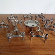 Candleholders by Ceasar Stoffi & Fritz Nagel for BMF, 1960s, Set of 10