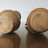 2 ceramic zoomorphic vases, signed 50s