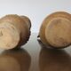 2 ceramic zoomorphic vases, signed 50s