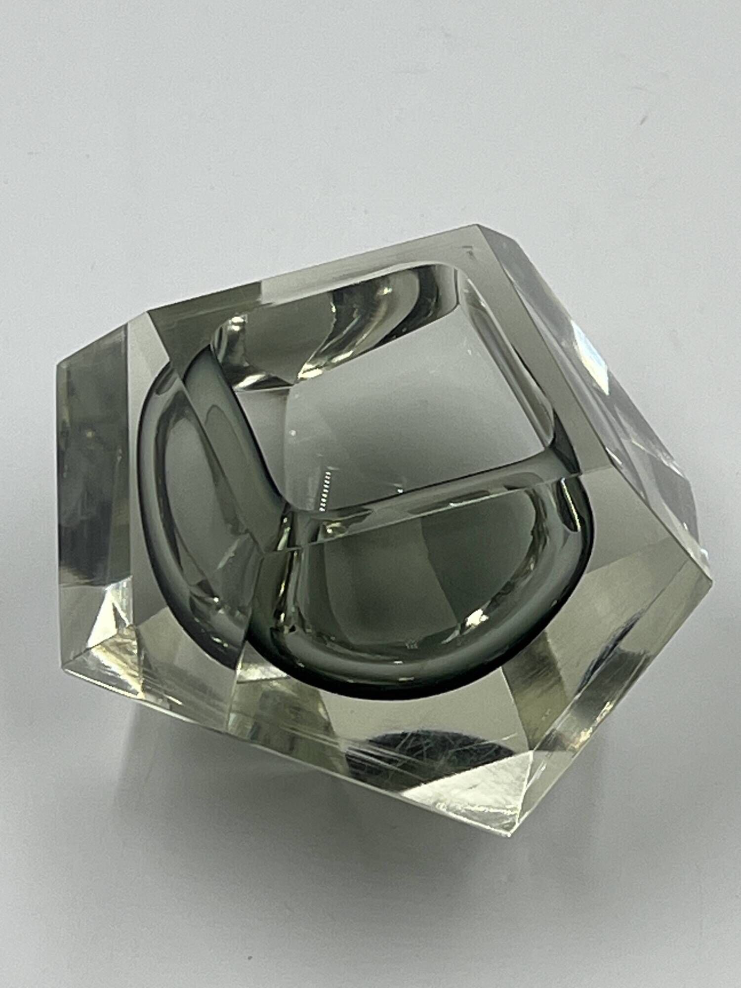 Diamond Ashtray Murano Flavio Poli