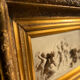 Marble bas-relief tableau of Putti