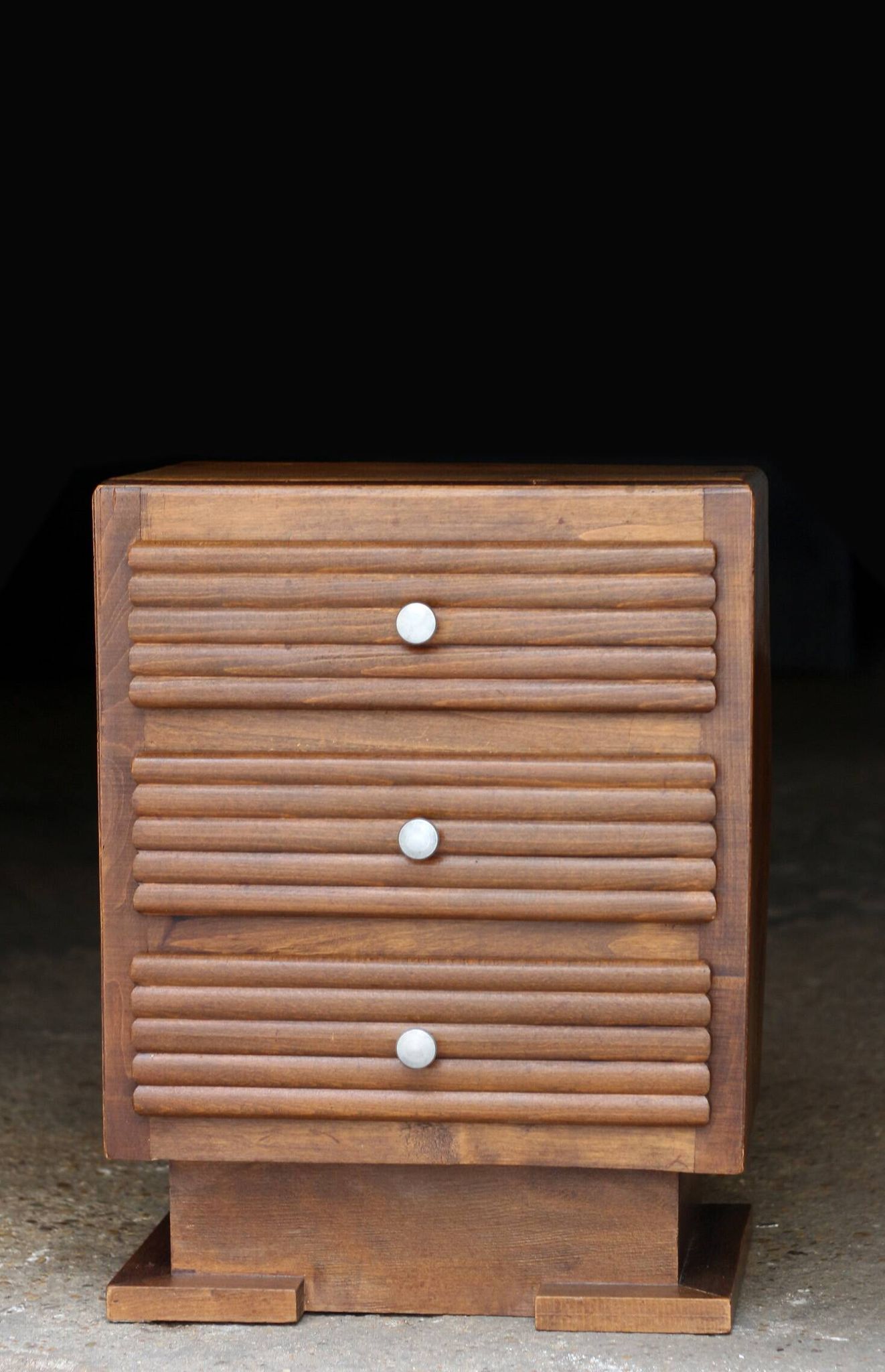Rare: small side table or bedside table by RENE GABRIEL (1950s).