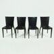 Set of 4 Dining Chairs Model Milano by Danilo Silvestrin for Gunther Lamber