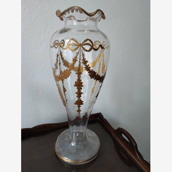 Vase cristal baccarat montjoy