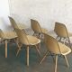 Ensemble de 6 chaises à manger DSW par Charles et Ray Eames