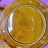 5 shellfish plates in earthenware Segovia slip