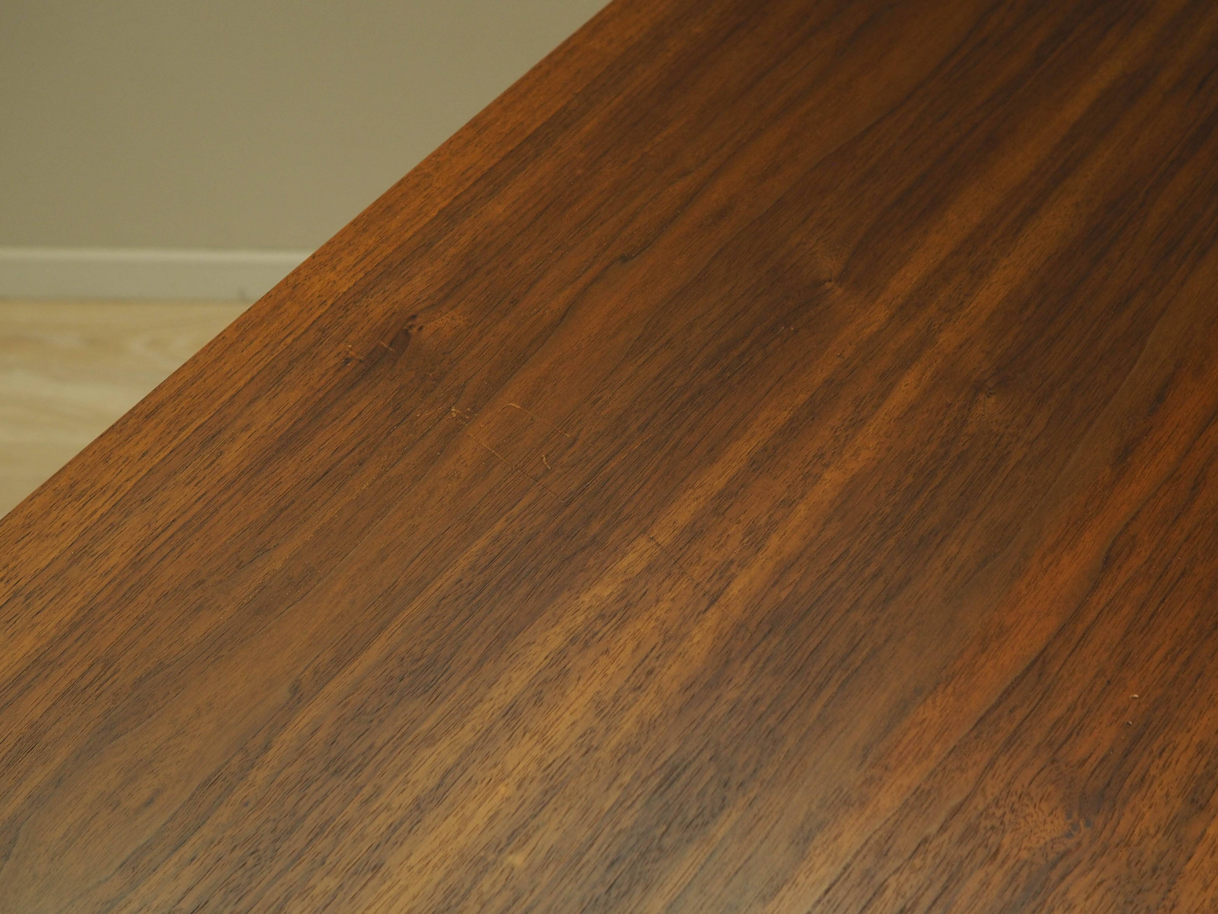 Walnut cabinet, Danish design, 1970s, designer: Carlo Jensen, manufacturer: