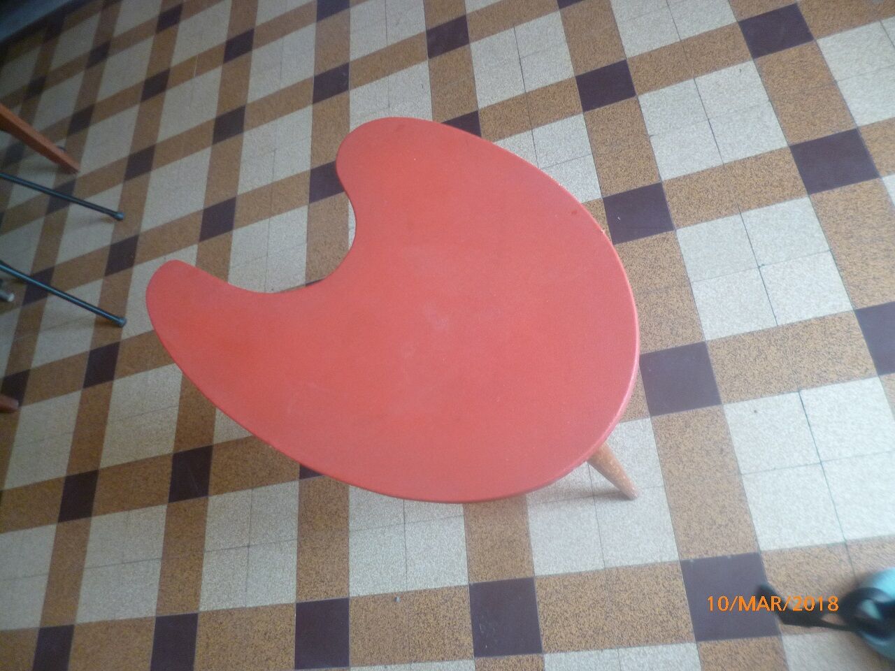 1960 Scandinavian Tripod Coffee Table