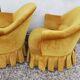 Paire de fauteuils crapaud