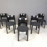 6 dining room chairs by Bruno Rey for Kusch & co, 1970s
