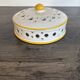 Vintage perforated ceramic box Arlux Belgium – 1960s/70s