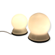 Sergio Asti, Set of 2 "Scafandro" Table Lamps, Candle, Italy 1970s