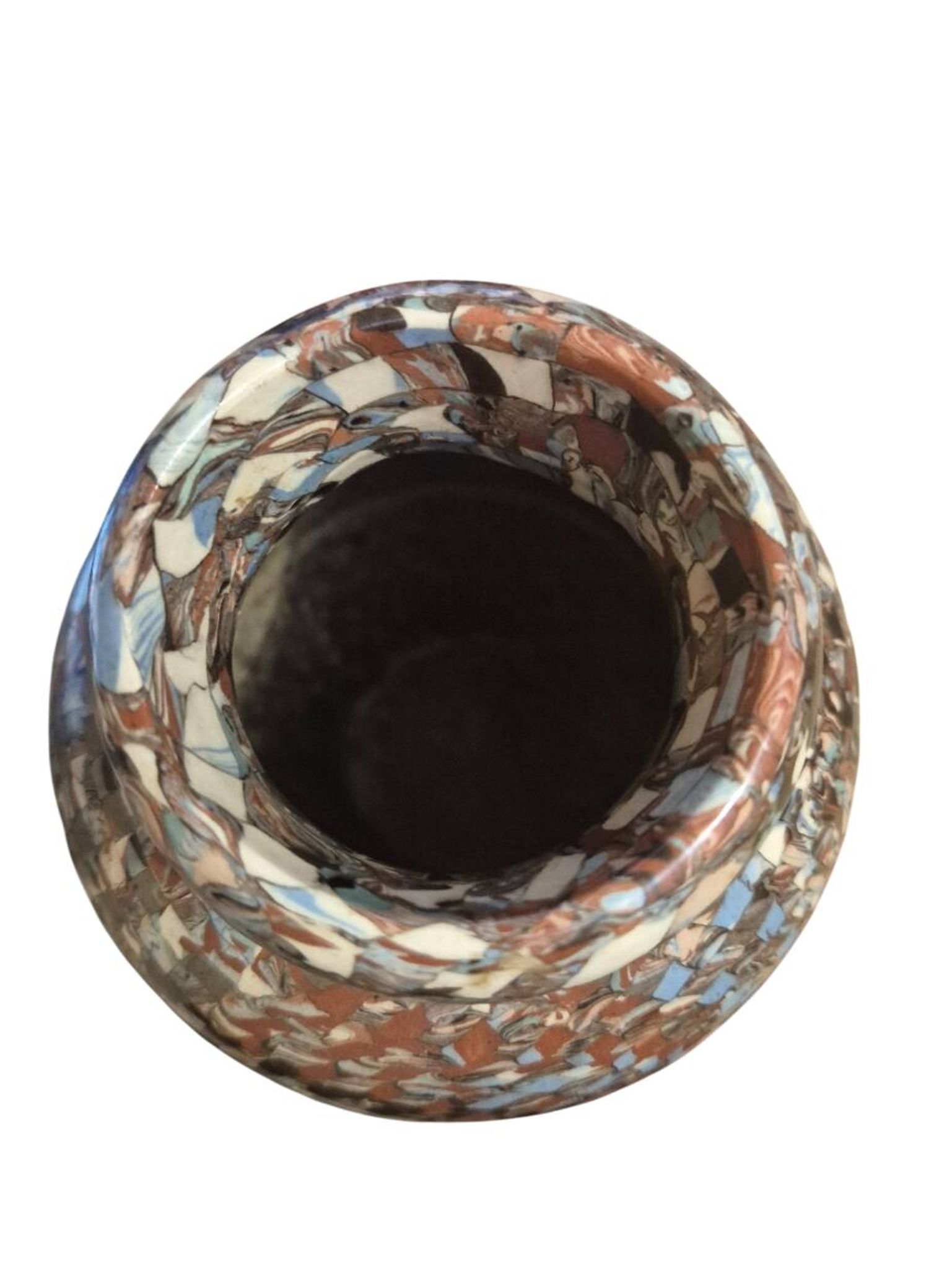 Large vase signed Jean Germino Vallauris