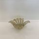 Murano Barovier 'Zebrati' Decor Glass Shell Bowl Hollywood Regency, 1960s