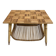 Bamboo and rattan coffee table from the 1960s.