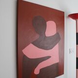 Canvas painting "Can I hold you" 100x81cm