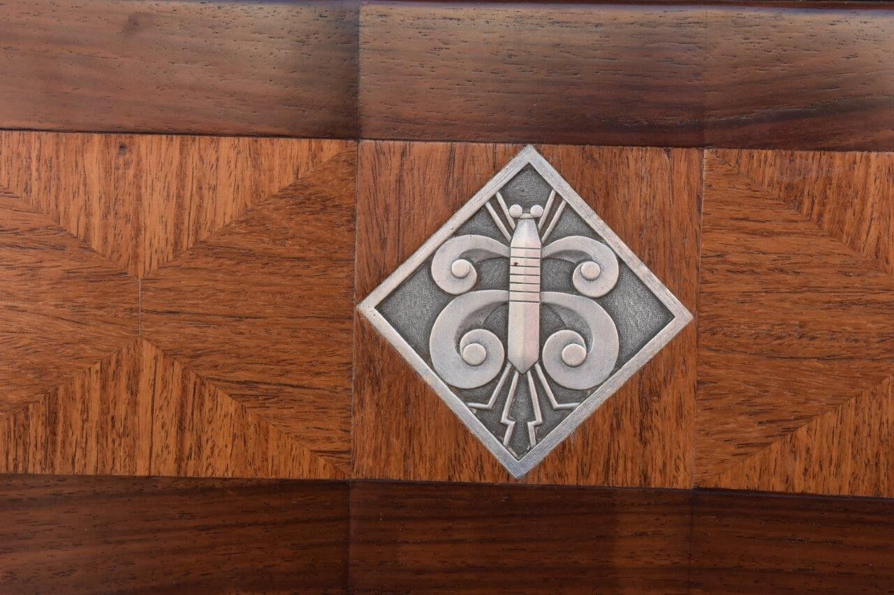 Pair of art deco 1930 rosewood Chair