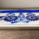 Quimper earthenware cake dish