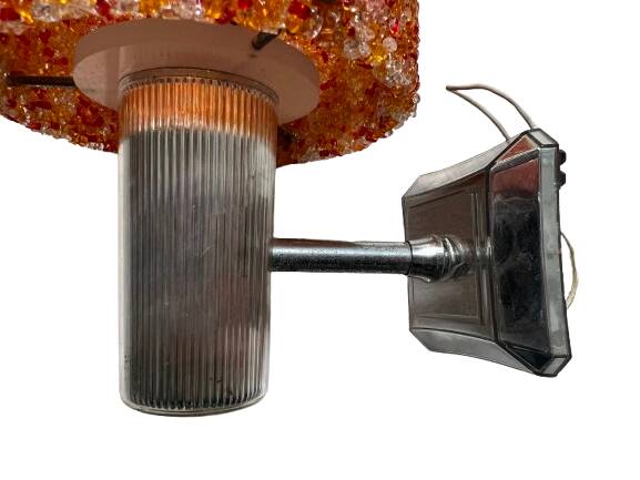 Pair of plastic wall lights