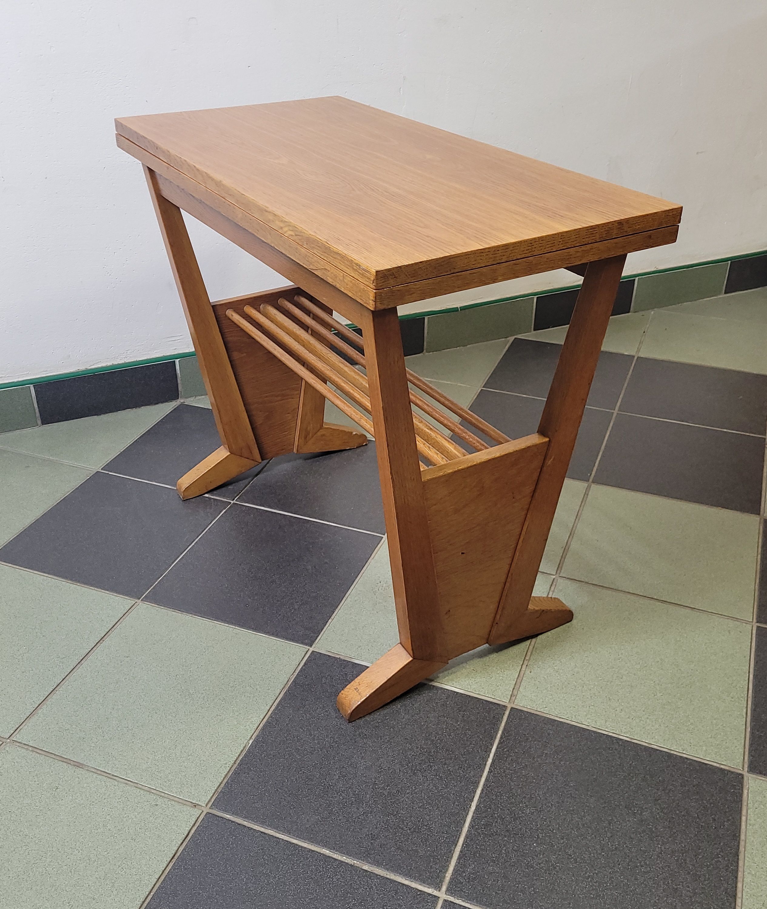 UP Zavody wooden coffee table, Czechoslovakia, 1960s.