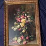 Huile sur toile Lillie Honnorat 1903