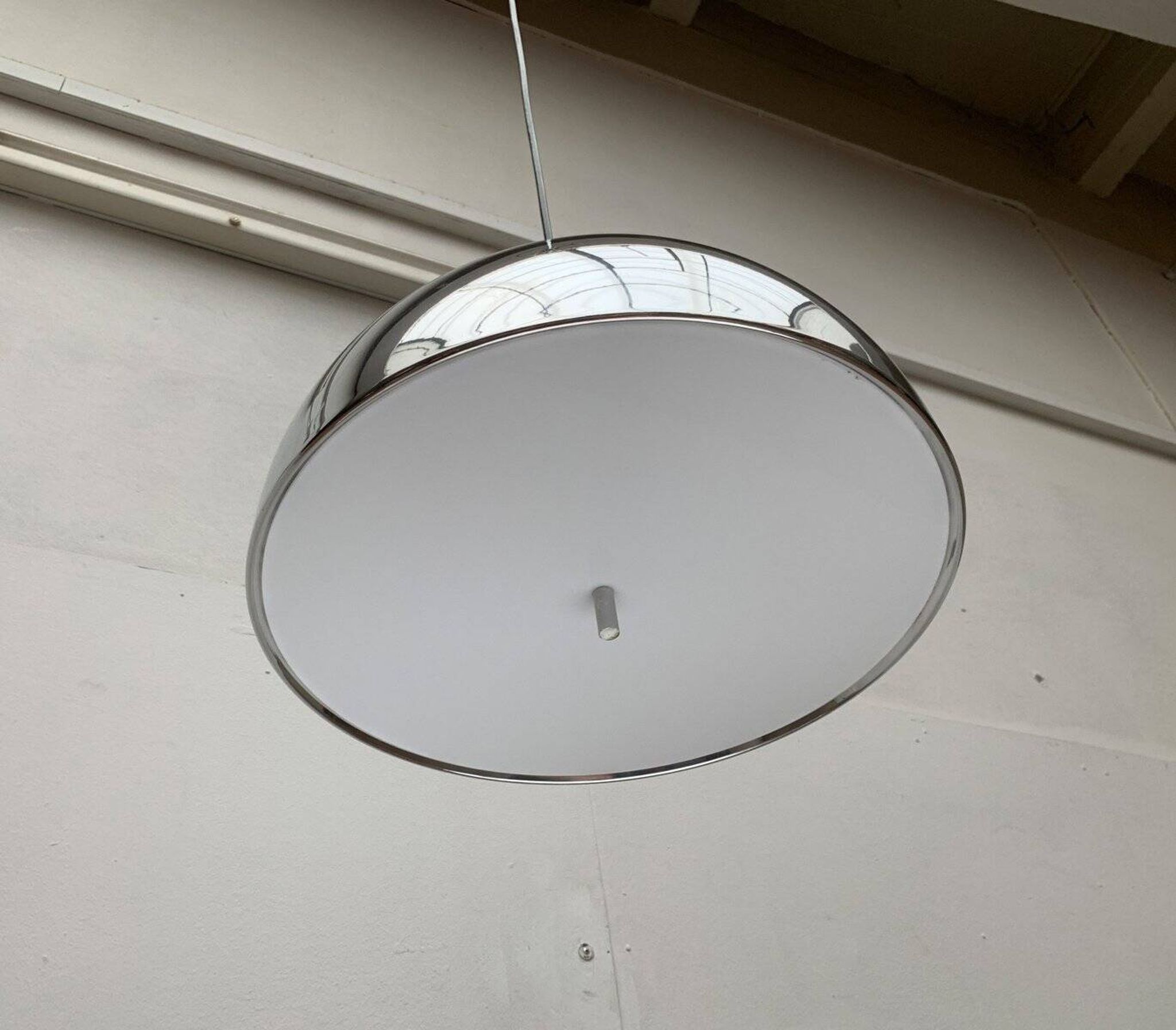 German mid-century dome pendant lamp by Staff Leuchten, 1960s.
