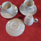 Guy Degrenne cups and saucers.